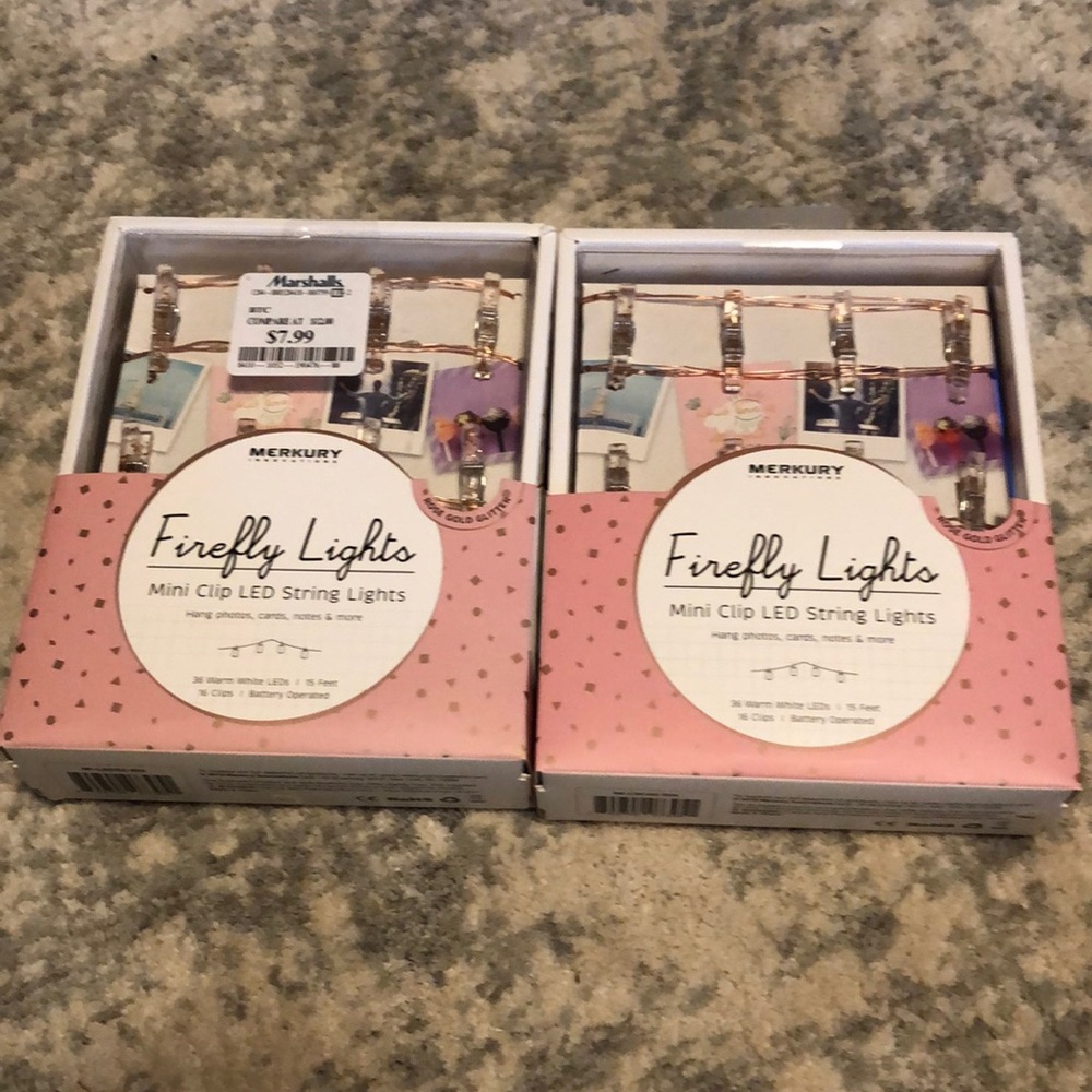 Set of 2 new firefly lights
